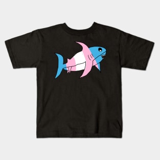 PRIDE SHARK TRANS Kids T-Shirt